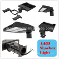 UL ETL DLC CE Square or Rectangular pole & Round Pole & Slip fitter & Yoke mount 130lm/w led shoebox light 100w shoe box light